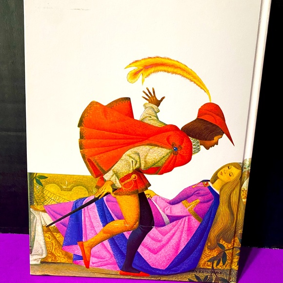 CLASSIC SLEEPING BEAUTY VINTAGE 80s COLLECTABLE HARDCOVER STORYBOOK - Picture 14 of 15
